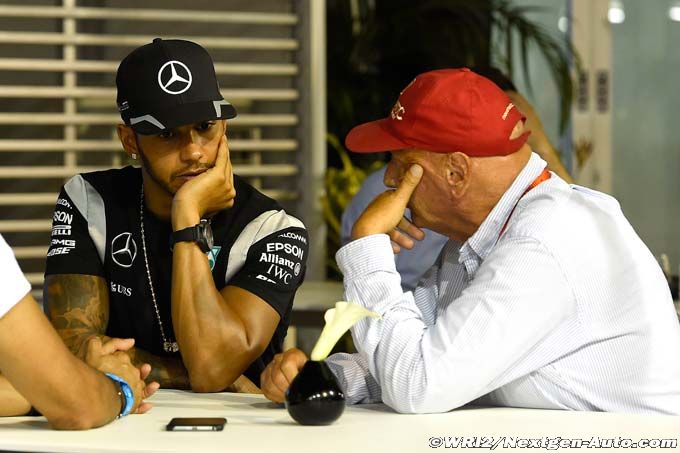 Lauda satisfait des progrès de Mercedes