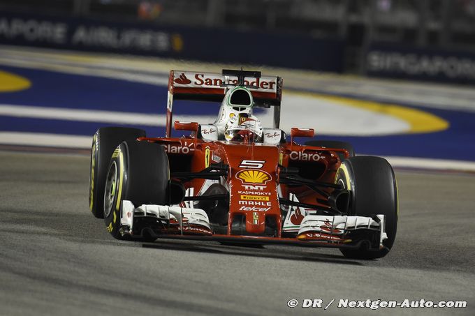Vettel : ‘Nous ne sommes pas là où (...)