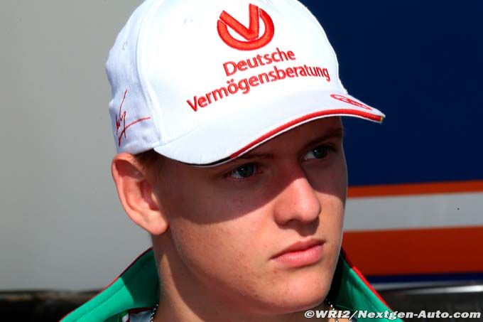 Schumacher on cusp of F3 step