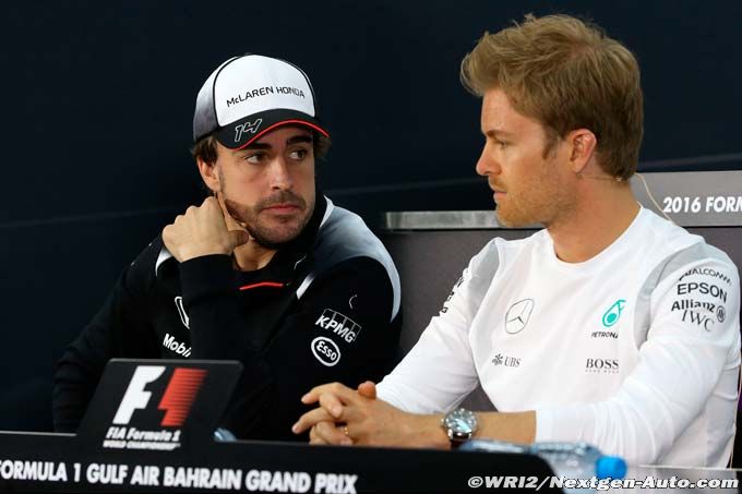 Alonso dit à Rosberg que 'tout peut