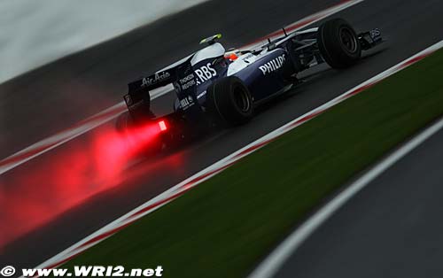 Williams a pris l'eau à Spa