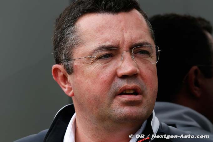 Boullier cible le top 4 pour McLaren