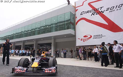 Red Bull turns a wheel in Korea