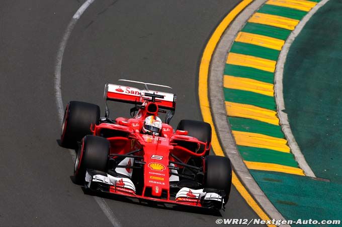 Vettel, 2e temps du jour, a le sourire