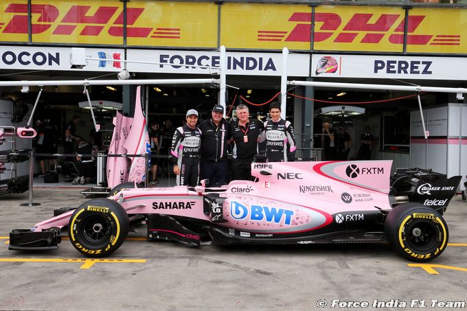 Force India apprécie la direction (…)