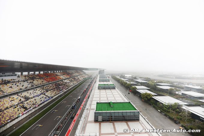 Shanghai clouds threaten China GP