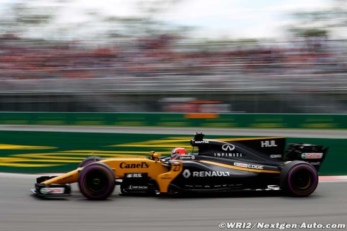Renault F1 de retour en Q3 au Canada