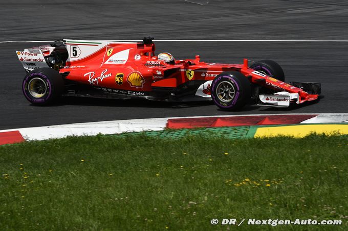 Vettel déçu de finir dans les roues de