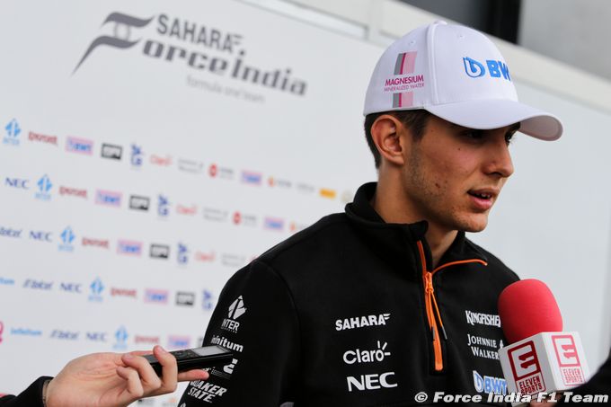 Force India : Ocon bloque les fans (…)