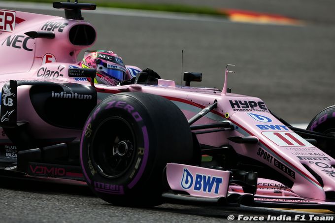 Les Force India se sentent bien à Monza