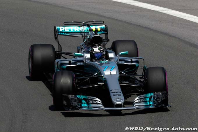 Bottas conclut les essais de Mercedes