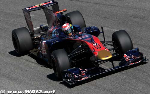 Toro Rosso en piste jeudi à Vairano