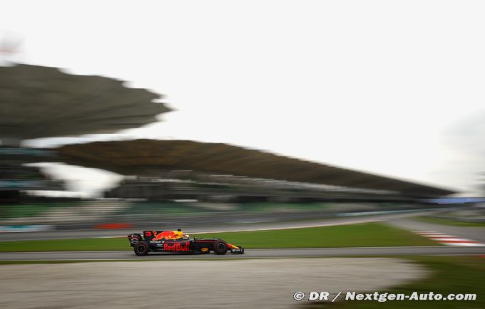 Ricciardo 4e sur la grille de Sepang