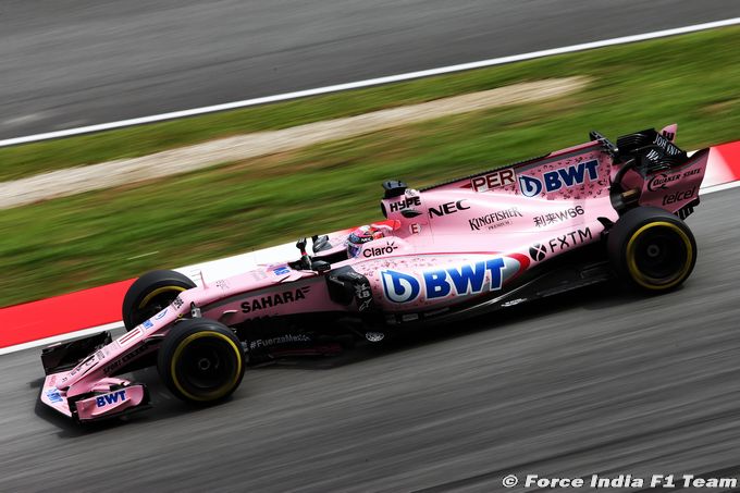 Perez had IV treatment after qualifying