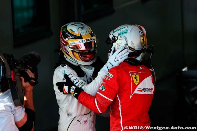 Hamilton et Vettel, ‘deux des meilleurs