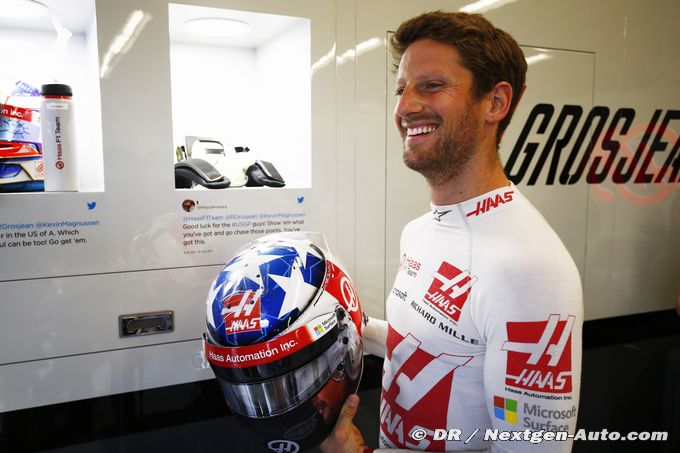 Grosjean moves on after 'shutup
