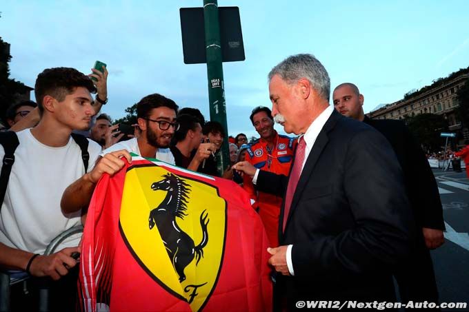 Chase Carey wants Ferrari to stay in F1