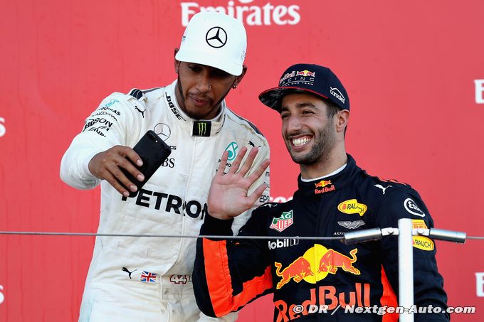 Ricciardo : Hamilton a réussi à (…)