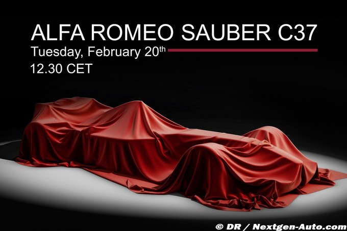 Alfa Romeo Sauber précise le lancement