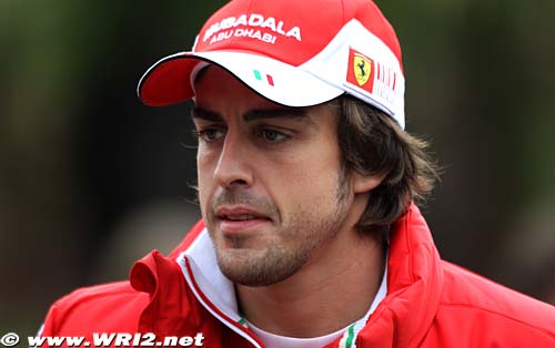 Ferrari not worried about Alonso's