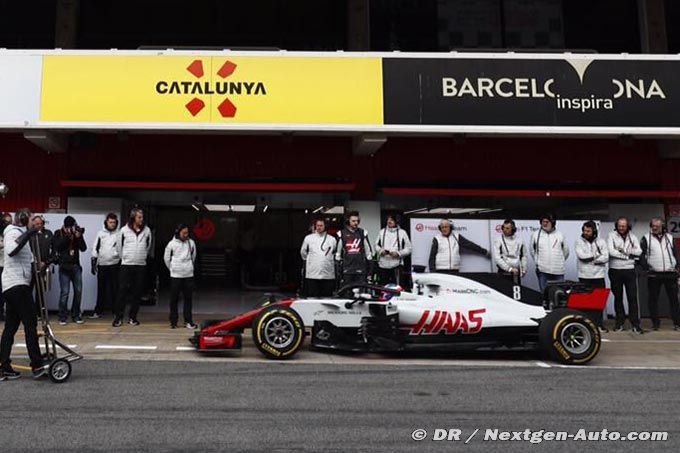 Haas entre en piste à Barcelone avec (…)