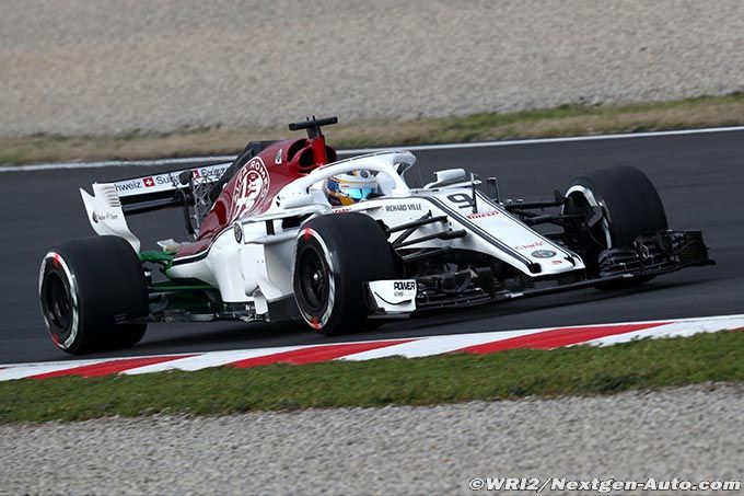 Ericsson : La Sauber C37 a du potentiel