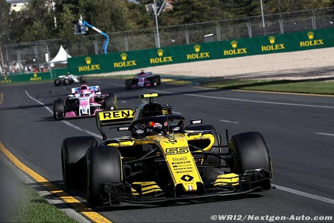 Renault F1 va dans la bonne direction