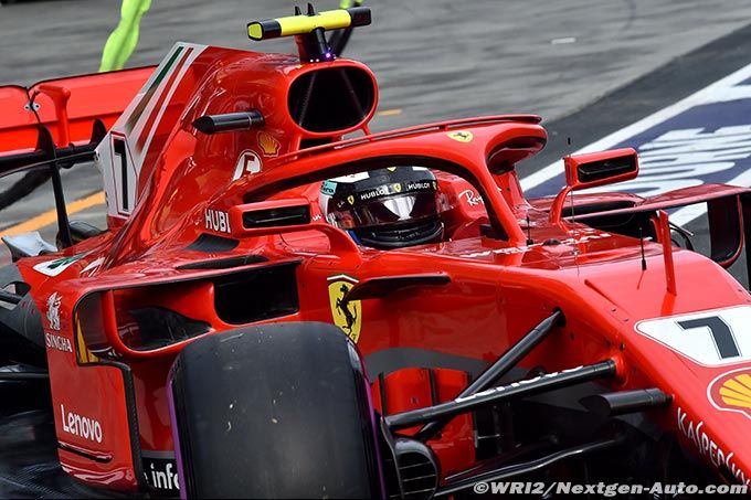 Räikkönen est satisfait de la SF71H (…)