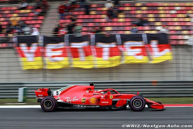Vettel heads Ferrari 1-2 in qualifying
