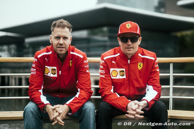 Raikkonen 'faster than Vettel'
