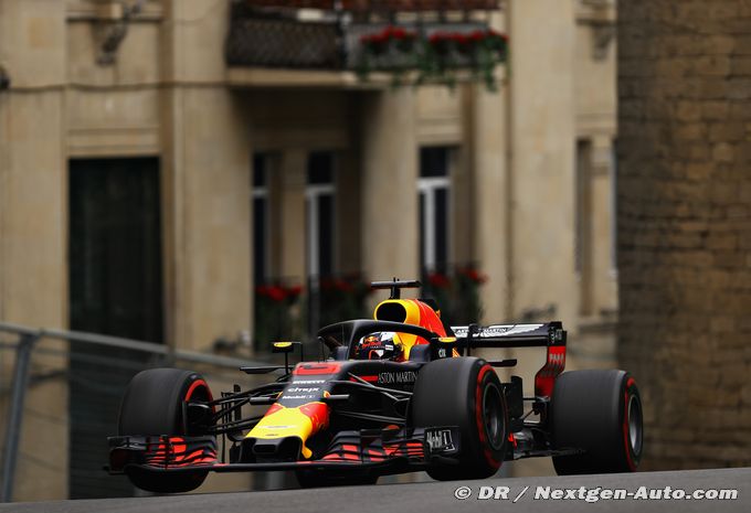 Baku, FP2: Ricciardo moves to the front