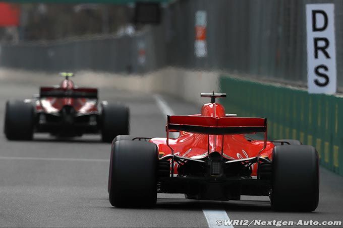 Hamilton : Ferrari dispose d'un DRS