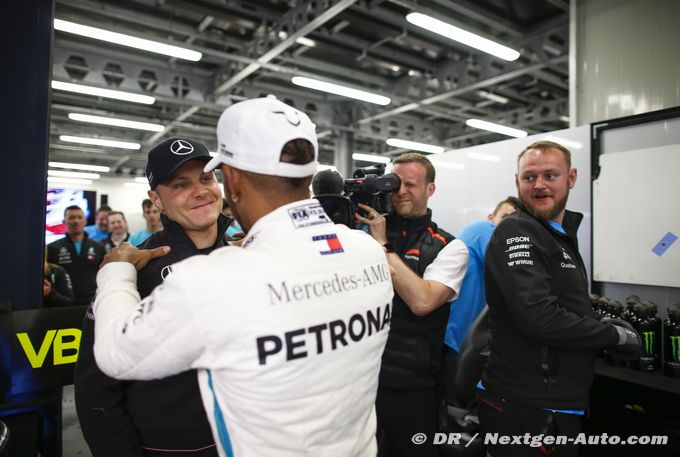 Bottas a impressionné Hamilton à Bakou