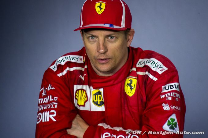 Räikkönen : Chaque année, on me voit (…)