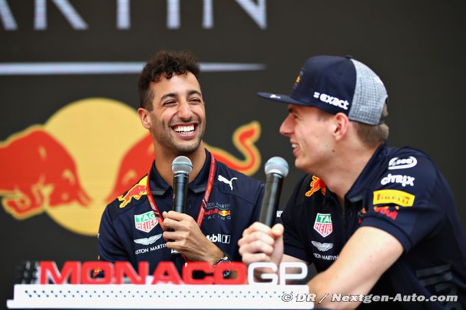 Ricciardo est prêt à aider Verstappen