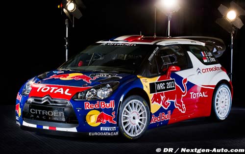 Citroën unveils 2011 DS3 WRC