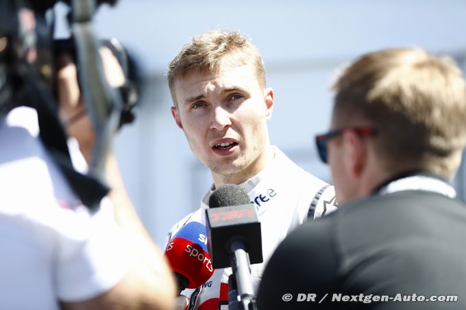 Sirotkin place de ‘grands espoirs'