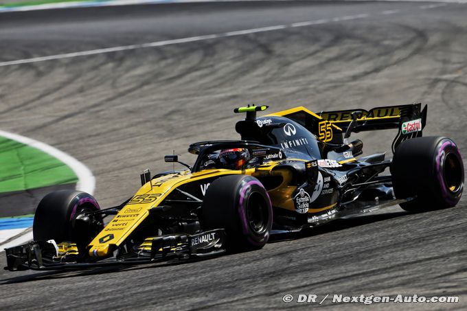 Sainz en Q3 sans le nouvel aileron