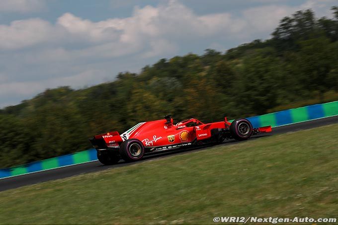 Hungaroring, FP2: Vettel tops second