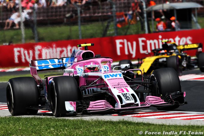 Ocon assure que Force India a apporté