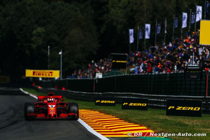 Vettel triomphe à Spa devant Hamilton et