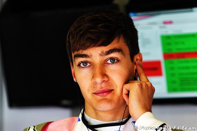 George Russell on pole for Williams seat