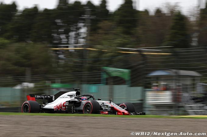 Quatre points pour Haas grâce à Grosjean