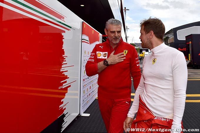 Vettel et Arrivabene ont discuté en (…)
