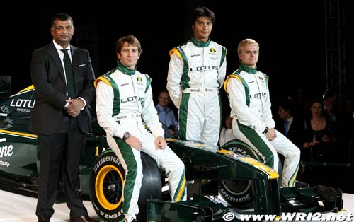 Lotus n'est pas en F1 pour perdre