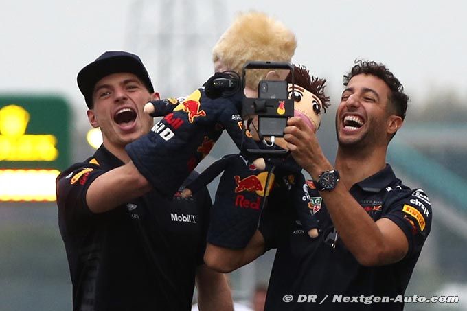Verstappen estime beaucoup Ricciardo (…)