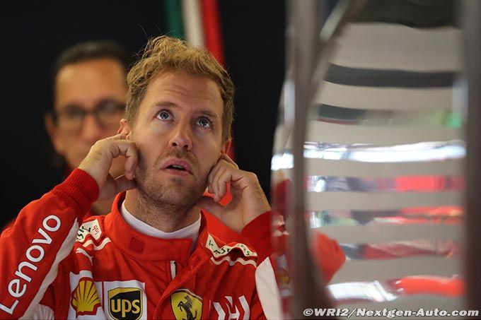 Vettel perturbé par 'des problèmes