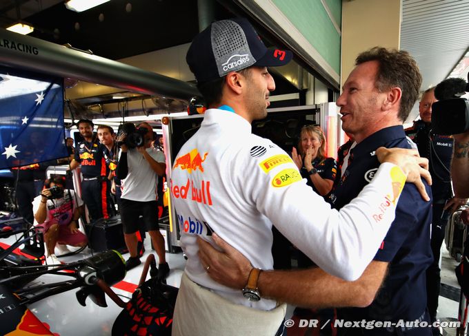 Horner sad to farewell Ricciardo