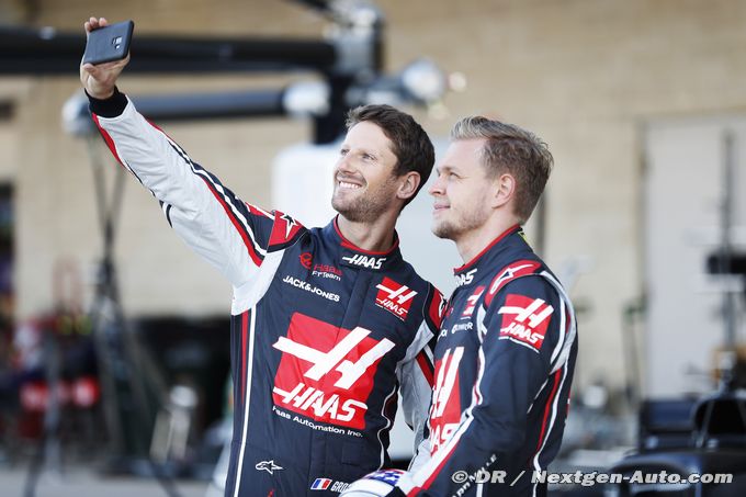 Magnussen : Grosjean est plus rapide que