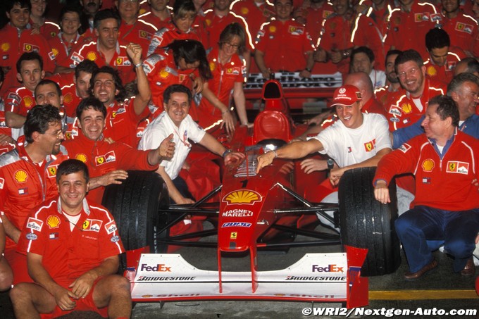 Le titre de Schumacher en 2000 a (...)